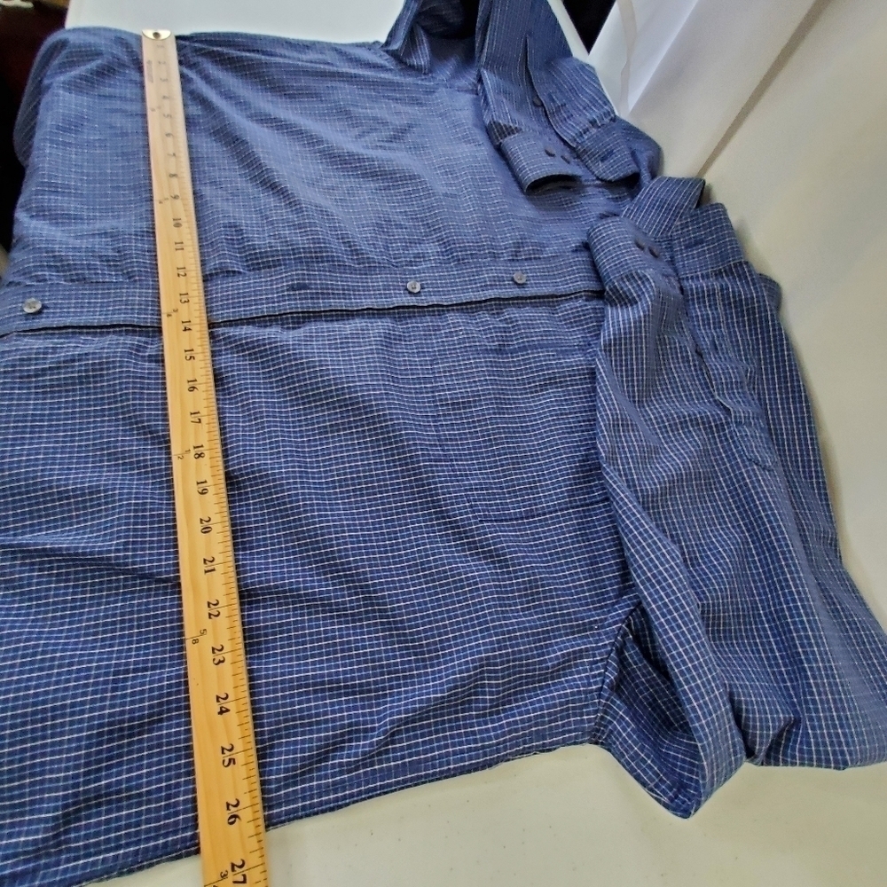 5.11 Tactical Plaid Long Sleeve Shirt Size XL Concealed Pocket Cotton Button-up - Picture 10 of 13
